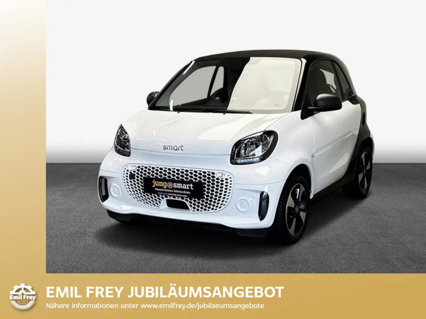 smart forTwo fortwo coupe EQ passion+22 KW Bordlad.+Winter+DAB Weiß - 1