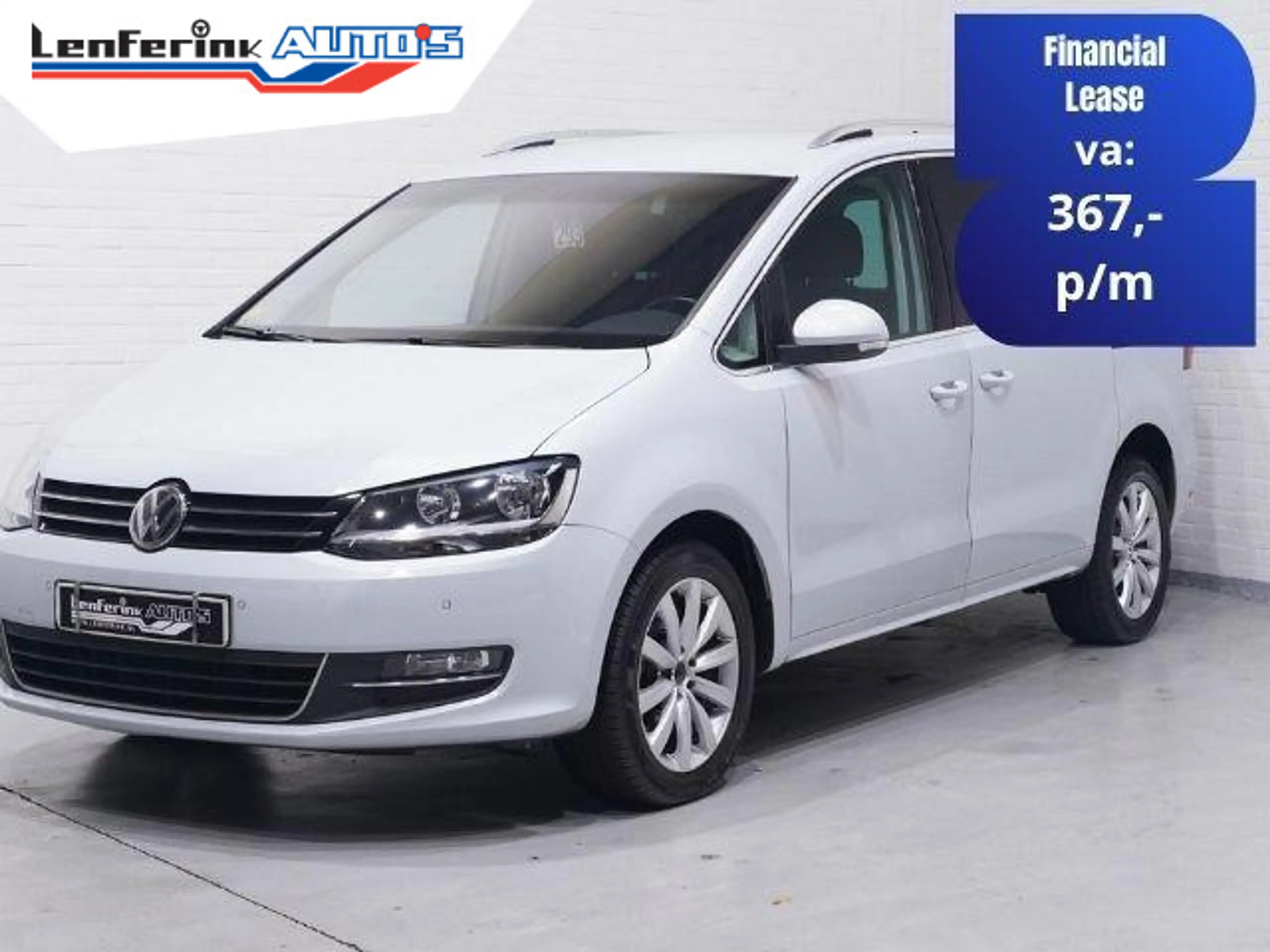 Volkswagen Sharan 2.0 TDI 150 pk DSG Aut. GRIJS KENTEKEN Trekhaak Na