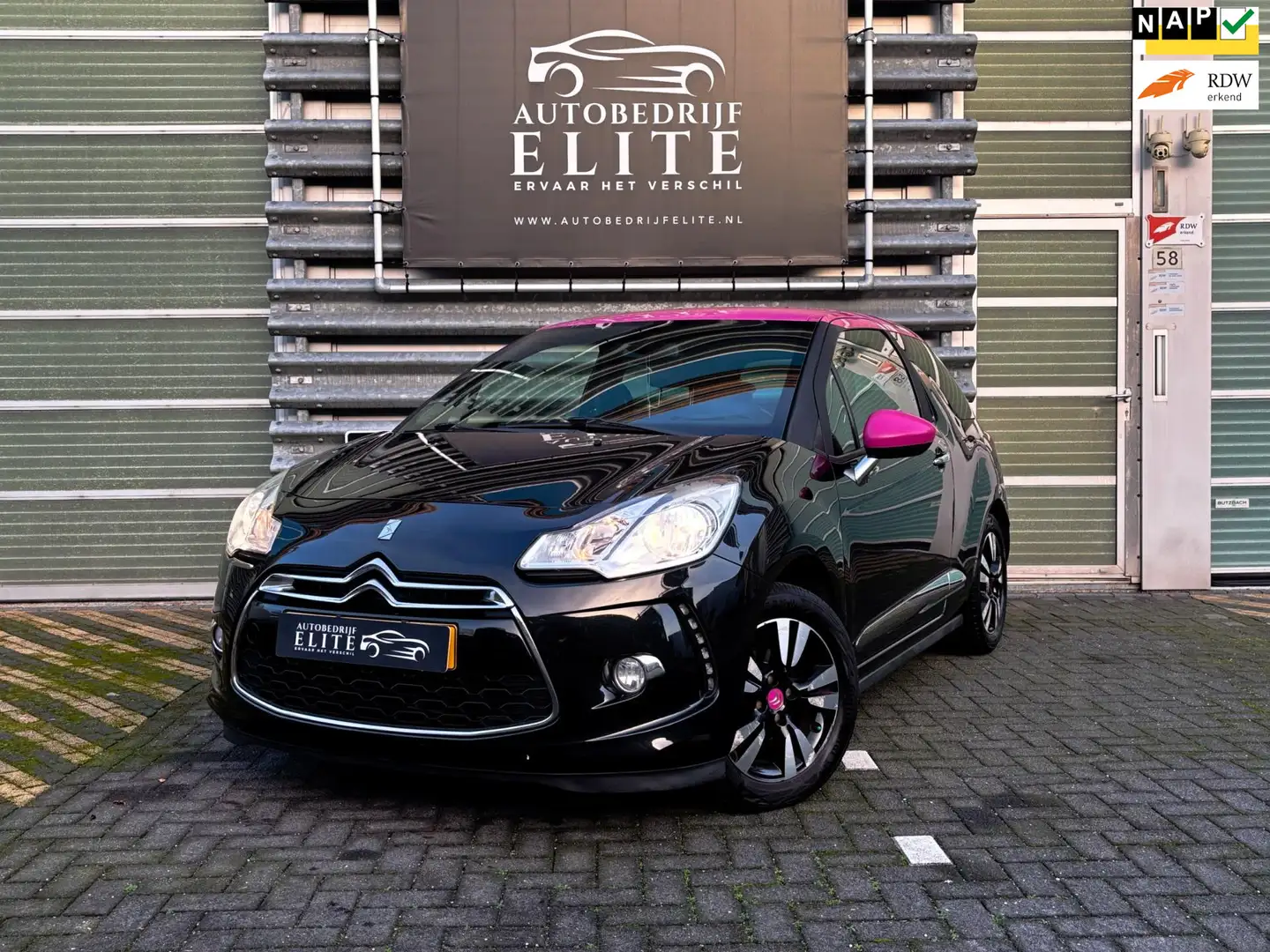 Citroen DS3 1.6 So Chic Pink|2e Eig.|154116km NAP|Steekproef A Noir - 1
