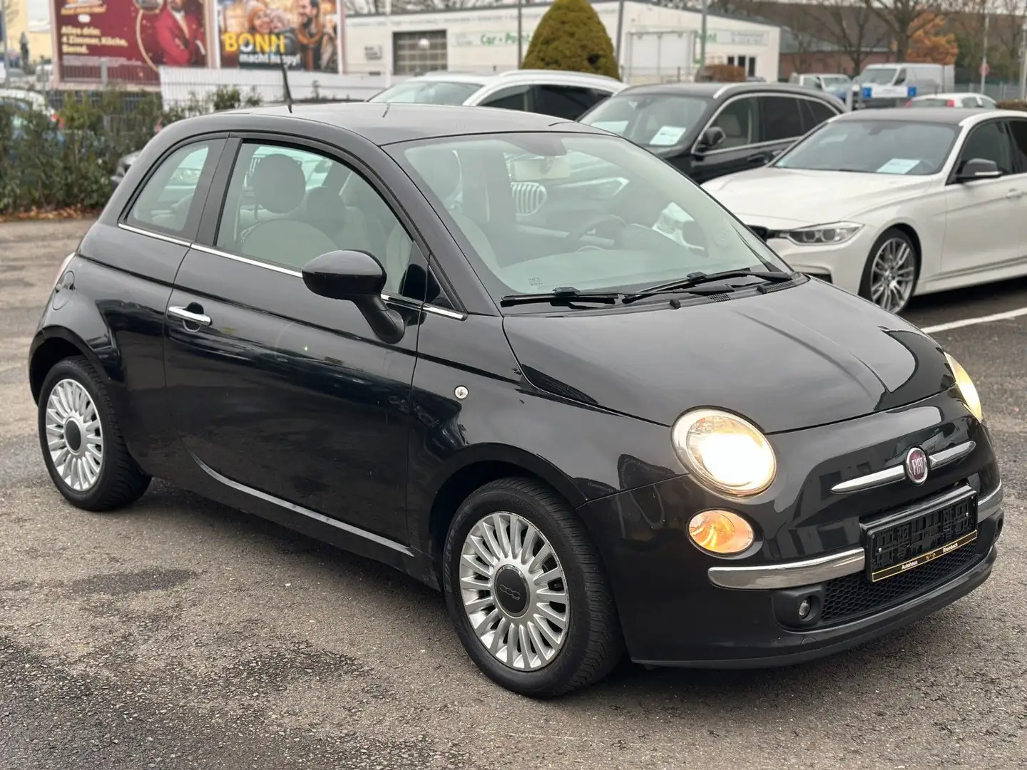 Fiat 500 SERVICE NEU/KLIMA/GANZJAHRESREIFEN Negro - 2