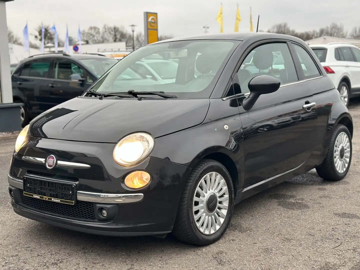 Fiat 500 SERVICE NEU/KLIMA/GANZJAHRESREIFEN Negro - 1