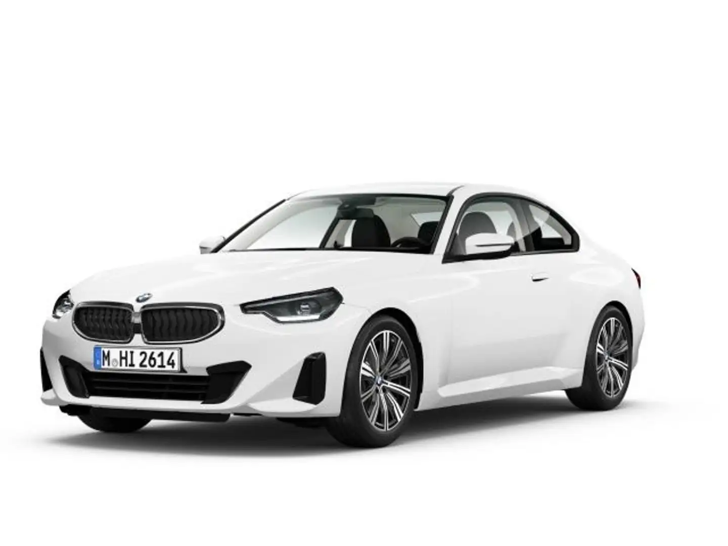 BMW 218 i Steptronic Coupe Klimaaut. PDC Weiß - 1