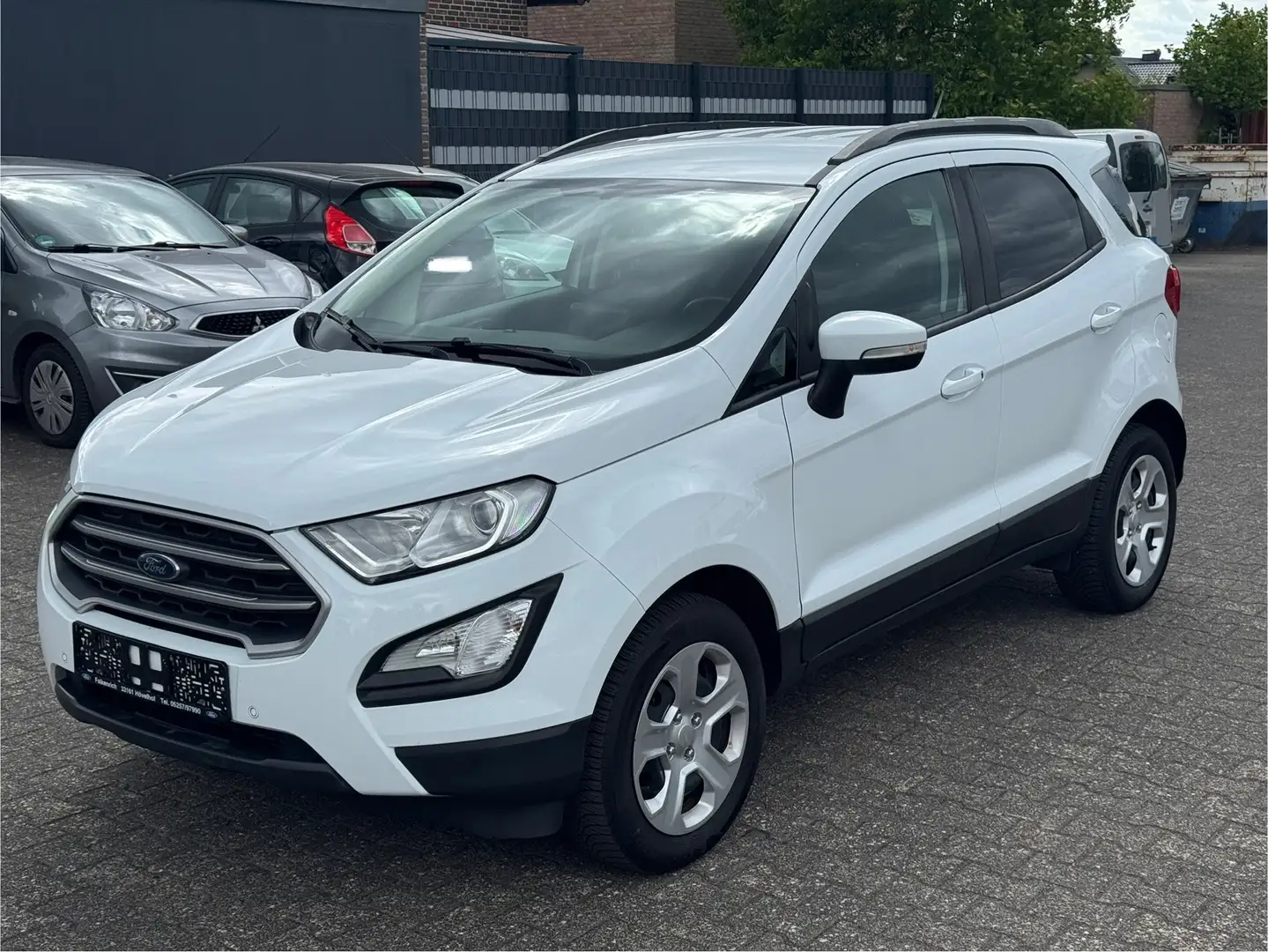Ford EcoSport 1.0 EcoBoost Winter-Paket, PDC, Klima, Navi Weiß - 1