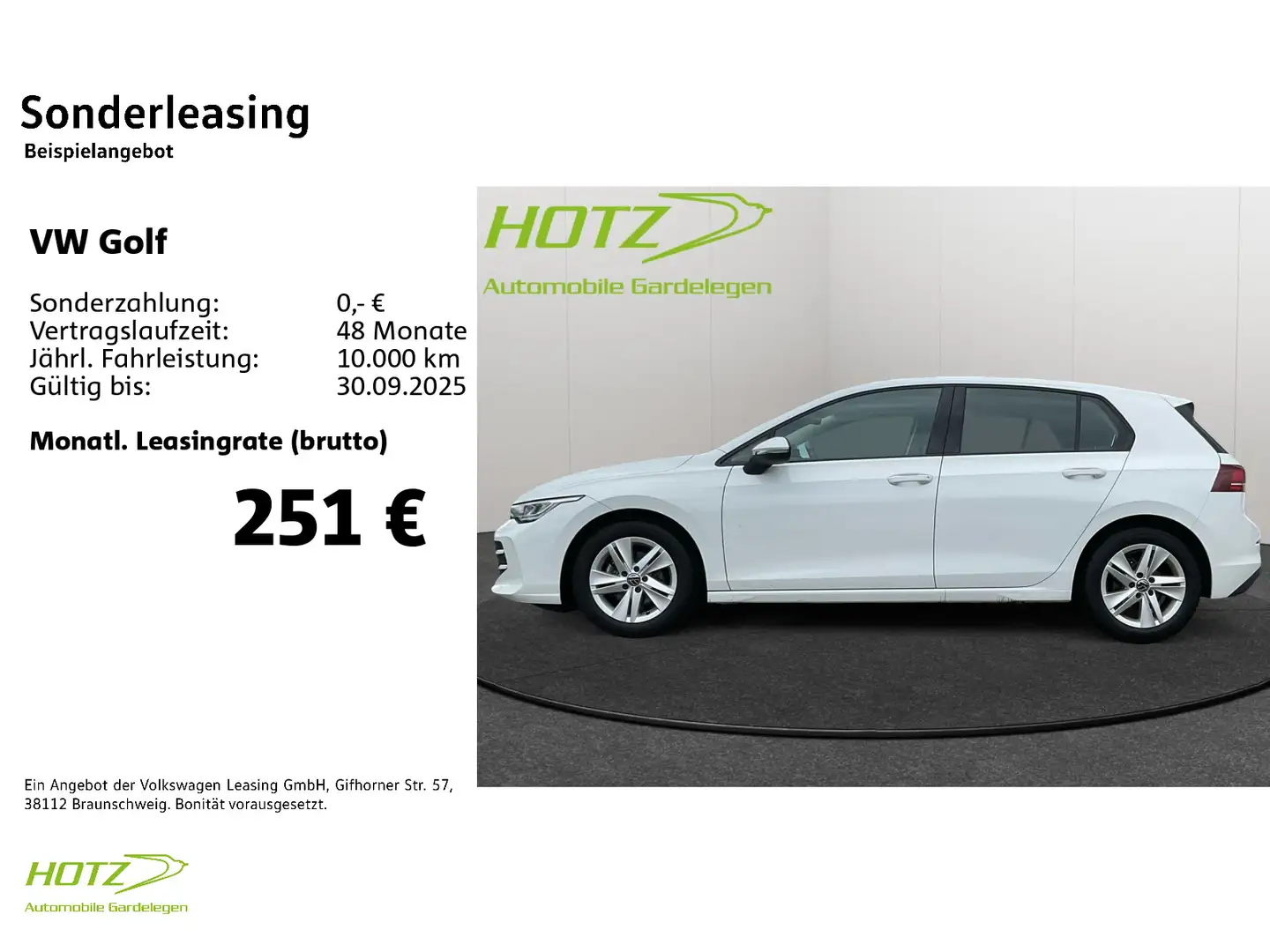 Volkswagen Golf VIII 1.5 TSI Life AHK/LED/Sitzh Wit - 2