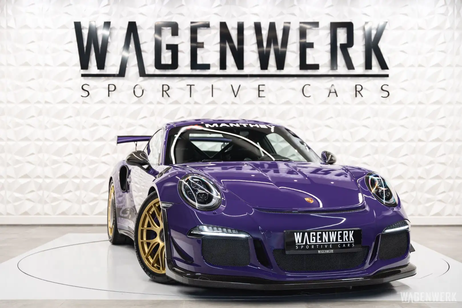 Porsche 991 GT3 RS MR MANTHEY-KIT AKRAPOVIC PEPITA-SITZE Violett - 1