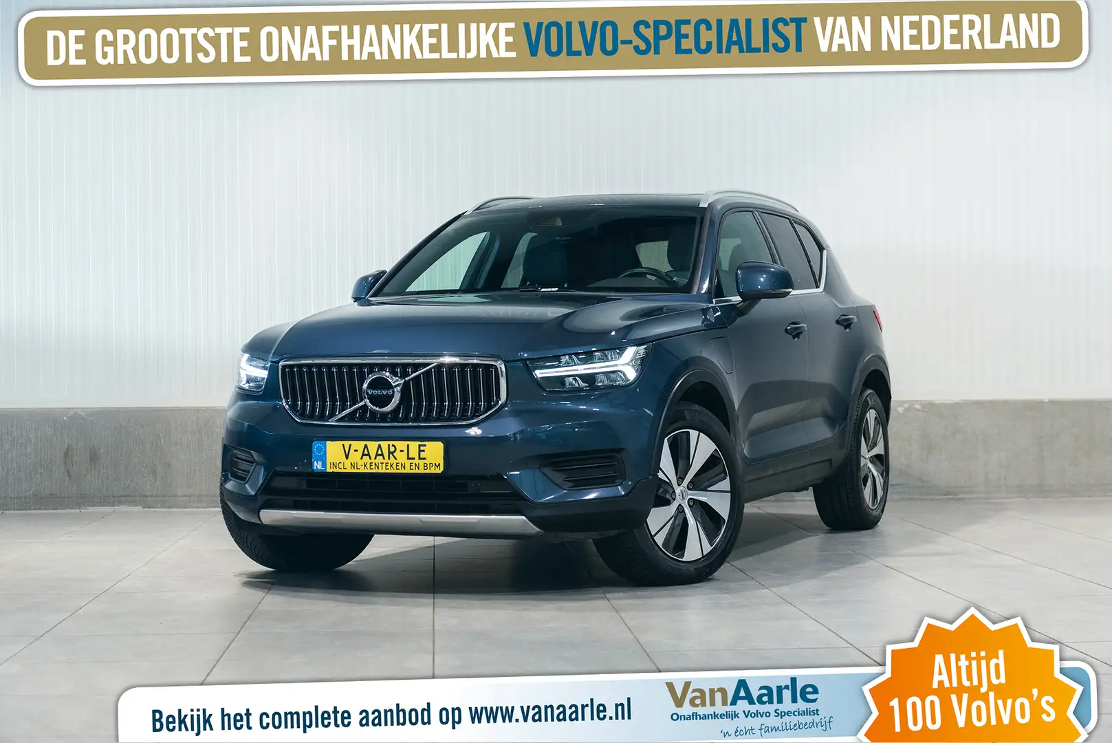 Volvo XC40 T4 Aut. Plug-in Hybrid Inscription Panoramadak Sto Blauw - 1