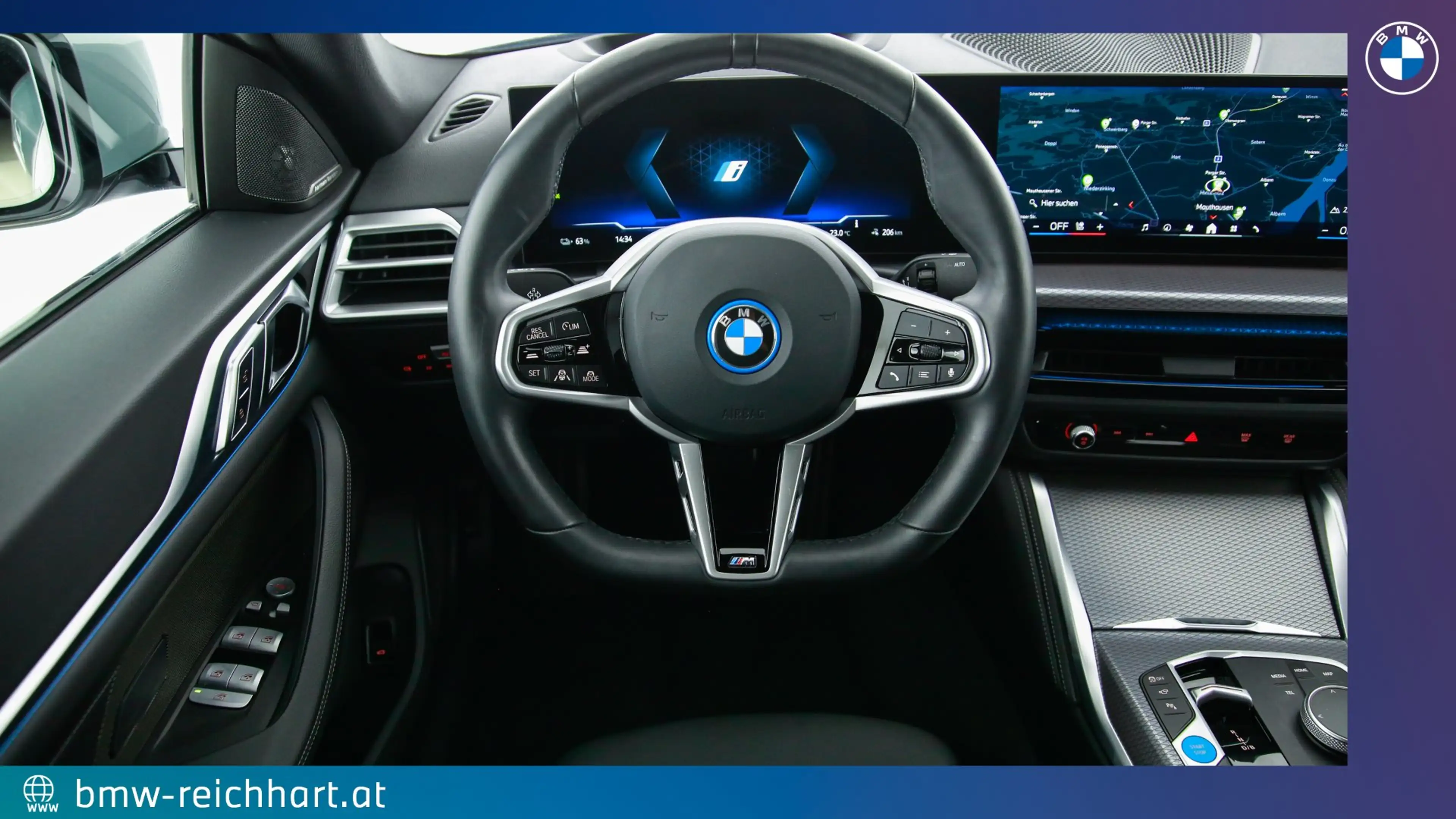 BMW i4 xDrive40 M-Sport Pro / Driving Ass. Prof. / Park. Ass. Prof. / Head-Up / Harman Kardon / Adapt. M-Fa — photo 7