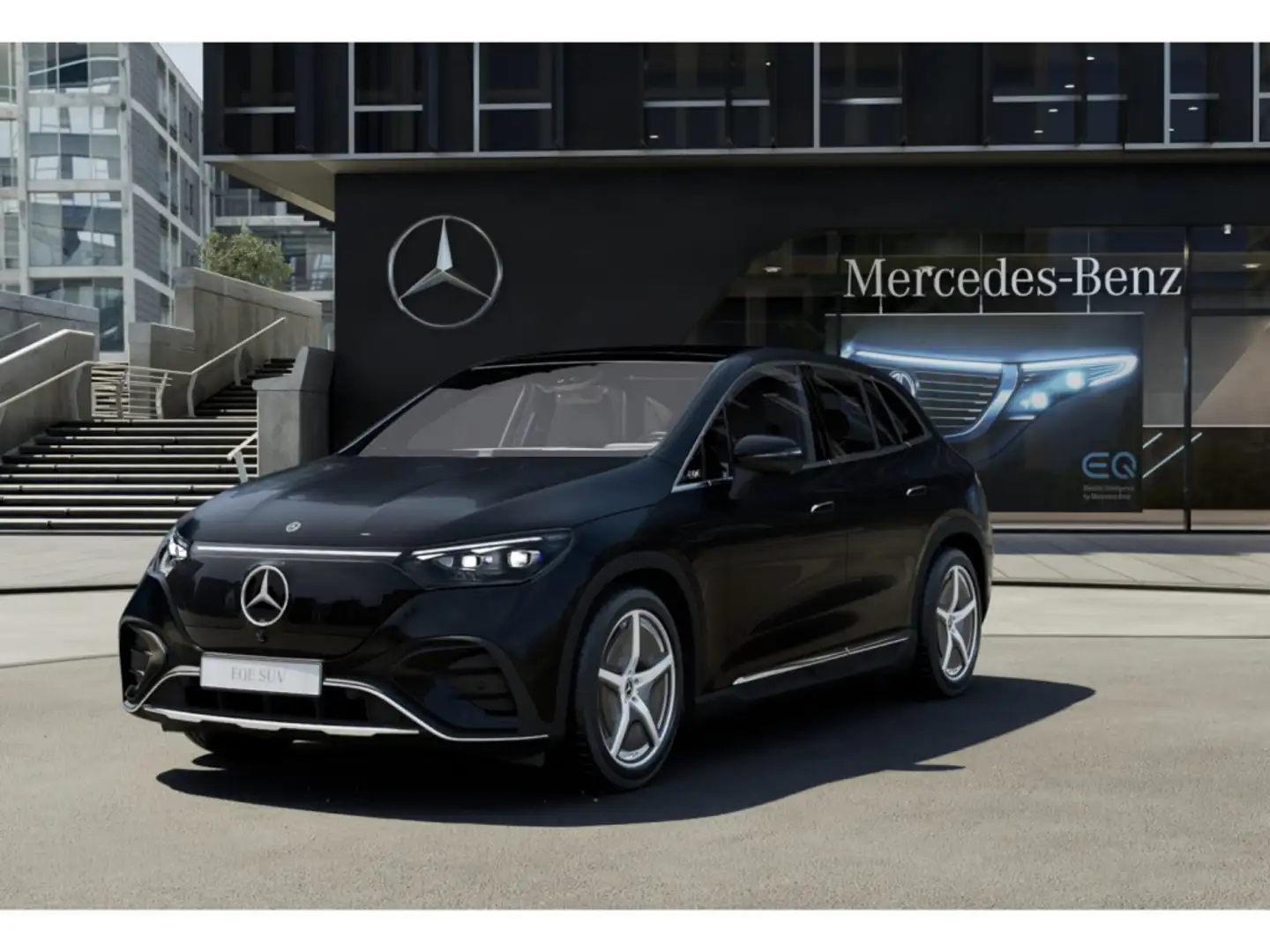 Mercedes-Benz EQE 500 4M AMG Sport Premium+ Distr. LED Pan SUV Noir - 2