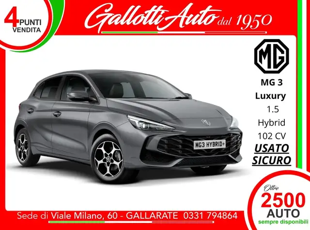 MG MG3 1.5 hybrid+ Luxury aut. - IN ARRIVO
