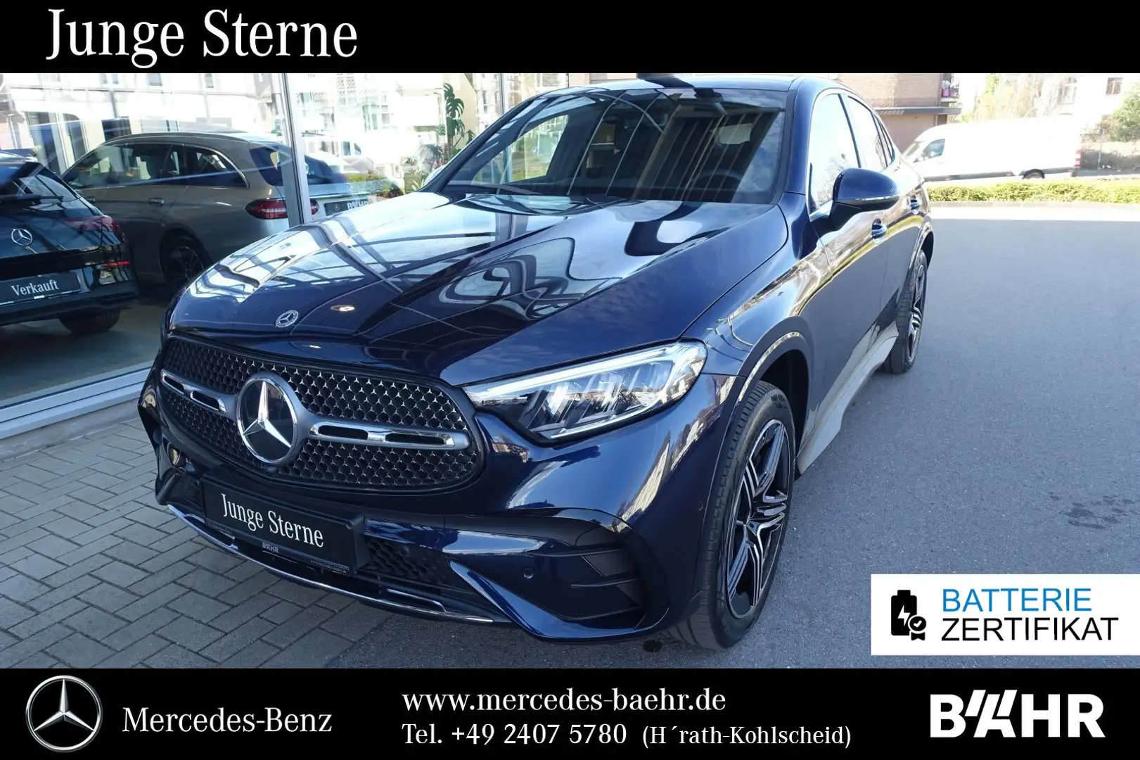 Mercedes-Benz GLC 300 GLC 300 de 4M Coupé AMG/Pano/Burmester3D/LMR 20" Blau - 1
