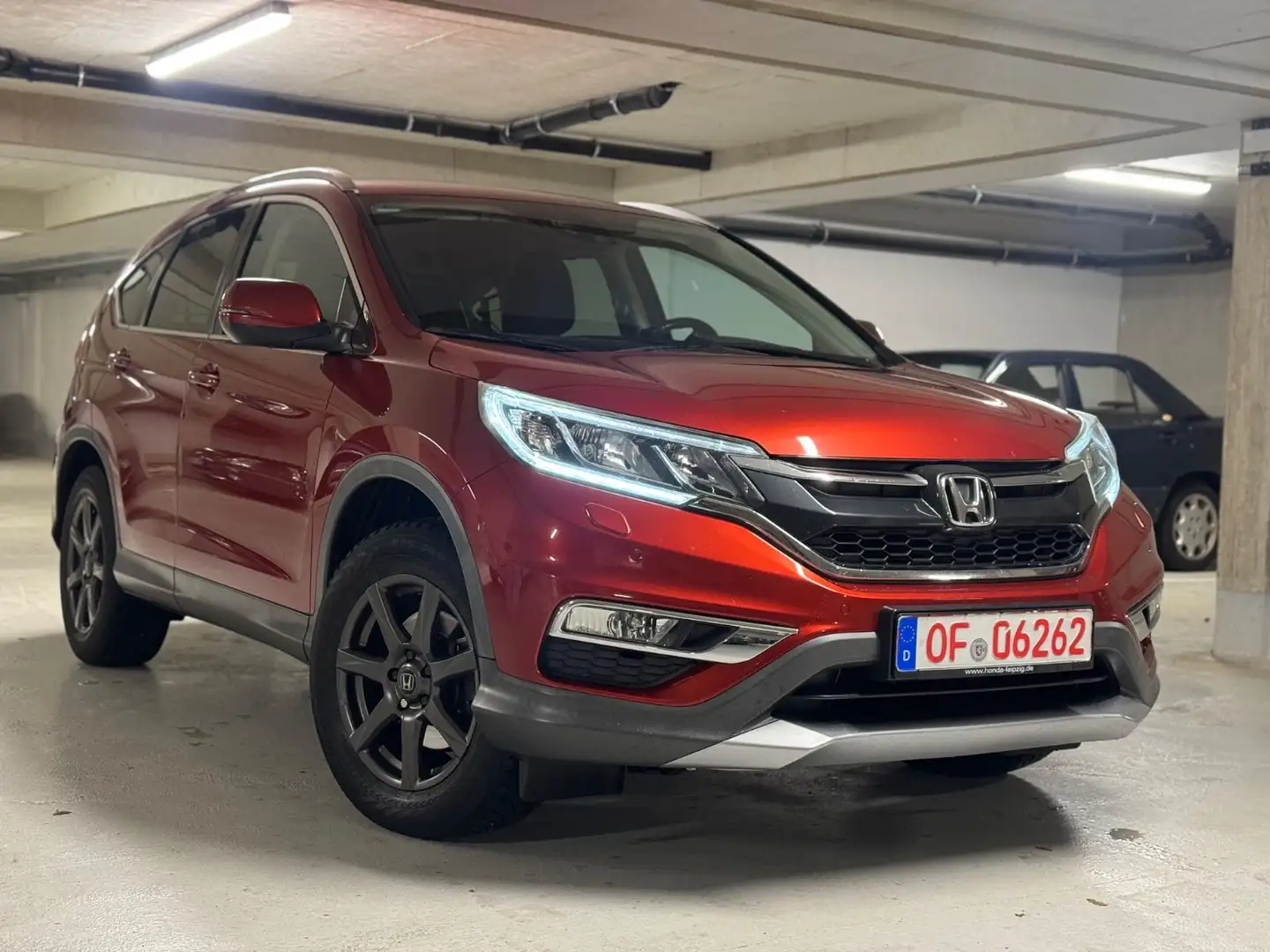 Honda CR-V Elegance 4WD*AHK*Scheckheft*Kamera Rot - 1