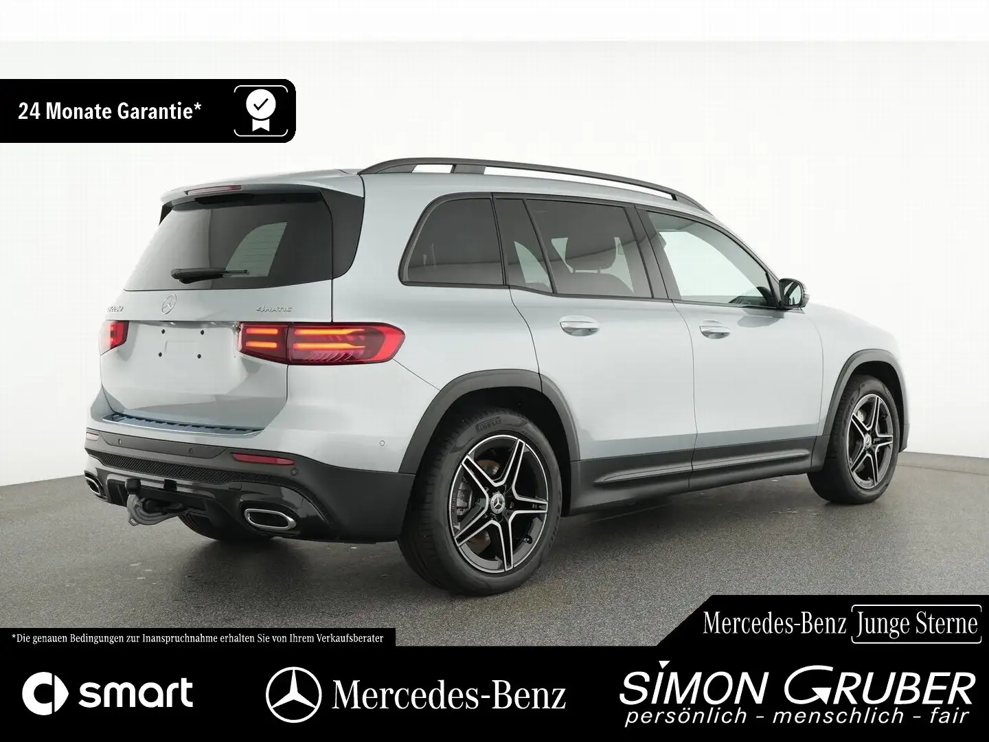 Mercedes-Benz GLB 220 d 4M AMG HUD Webasto Pano AHK 7Sitze Silber - 2