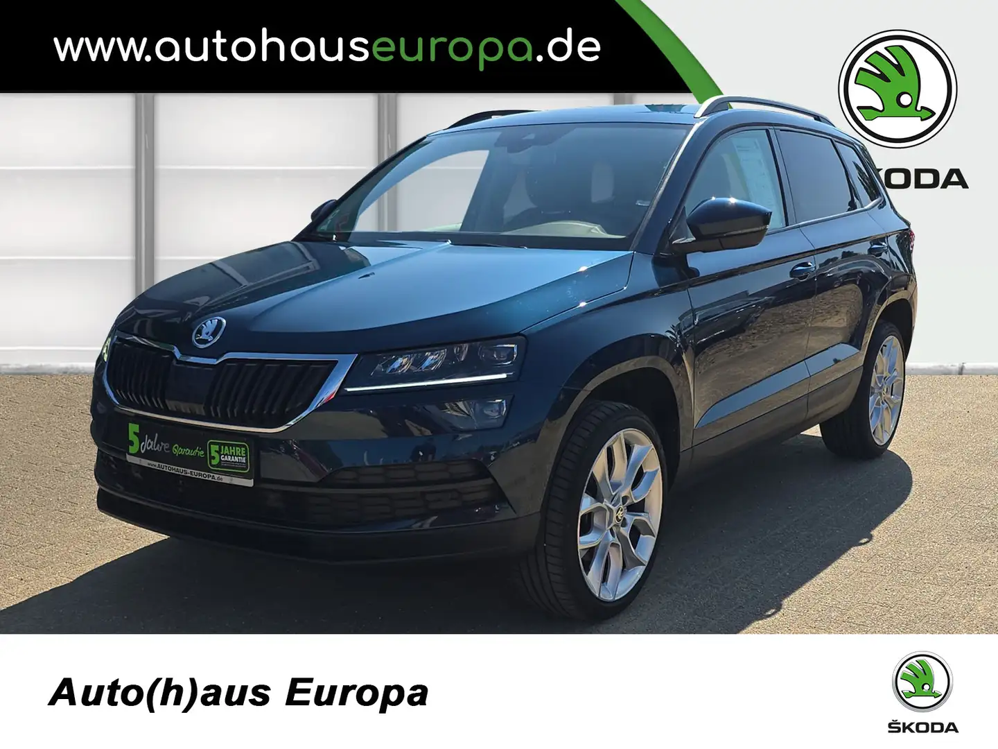 Skoda Karoq 1.5 TSI DSG Style ACC KlimaA Navi Kam eKlappe SHZ Blau - 1
