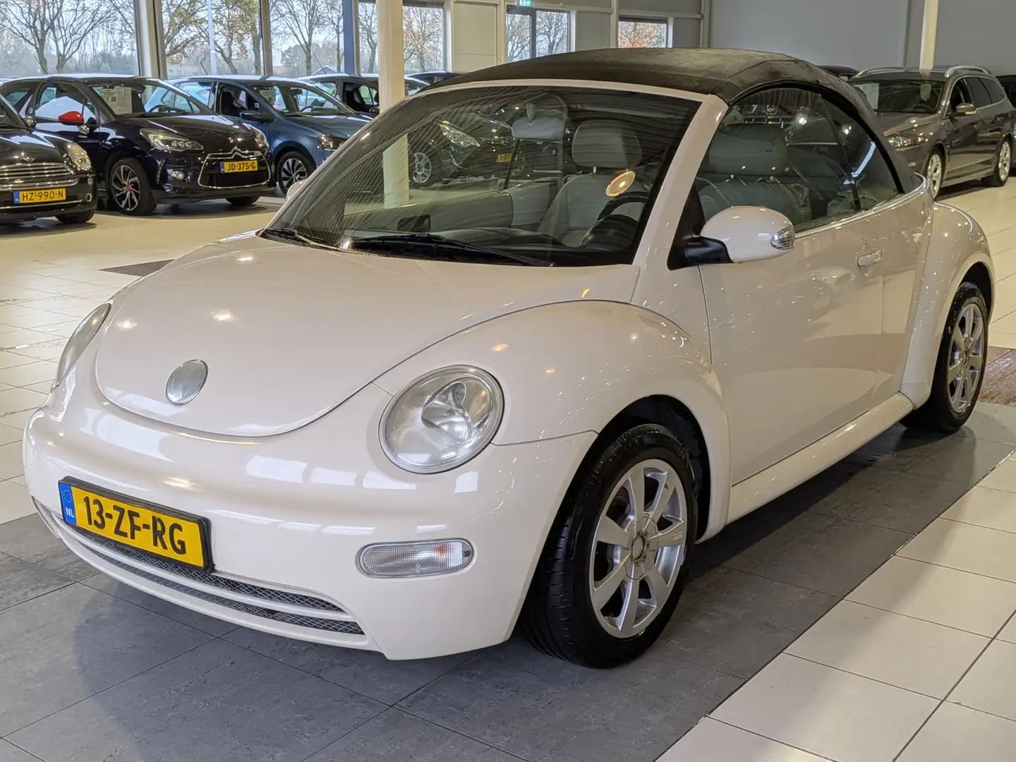 Volkswagen New Beetle Cabriolet DAK DEFECT 1.4 Highline Airco, Lederen, - 2