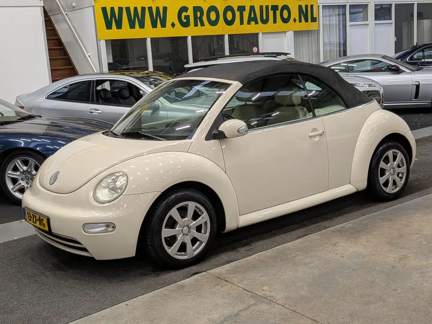 Volkswagen New Beetle Cabriolet DAK DEFECT 1.4 Highline Airco, Lederen, - 1