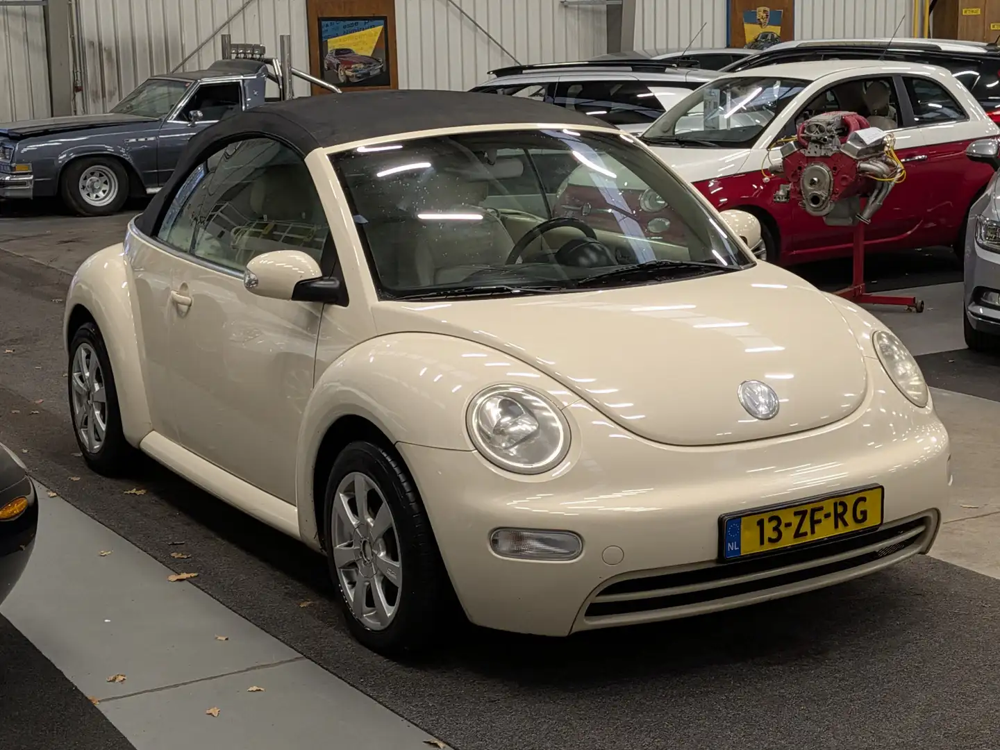 Volkswagen New Beetle Cabriolet DAK DEFECT 1.4 Highline Airco, Lederen, - 2