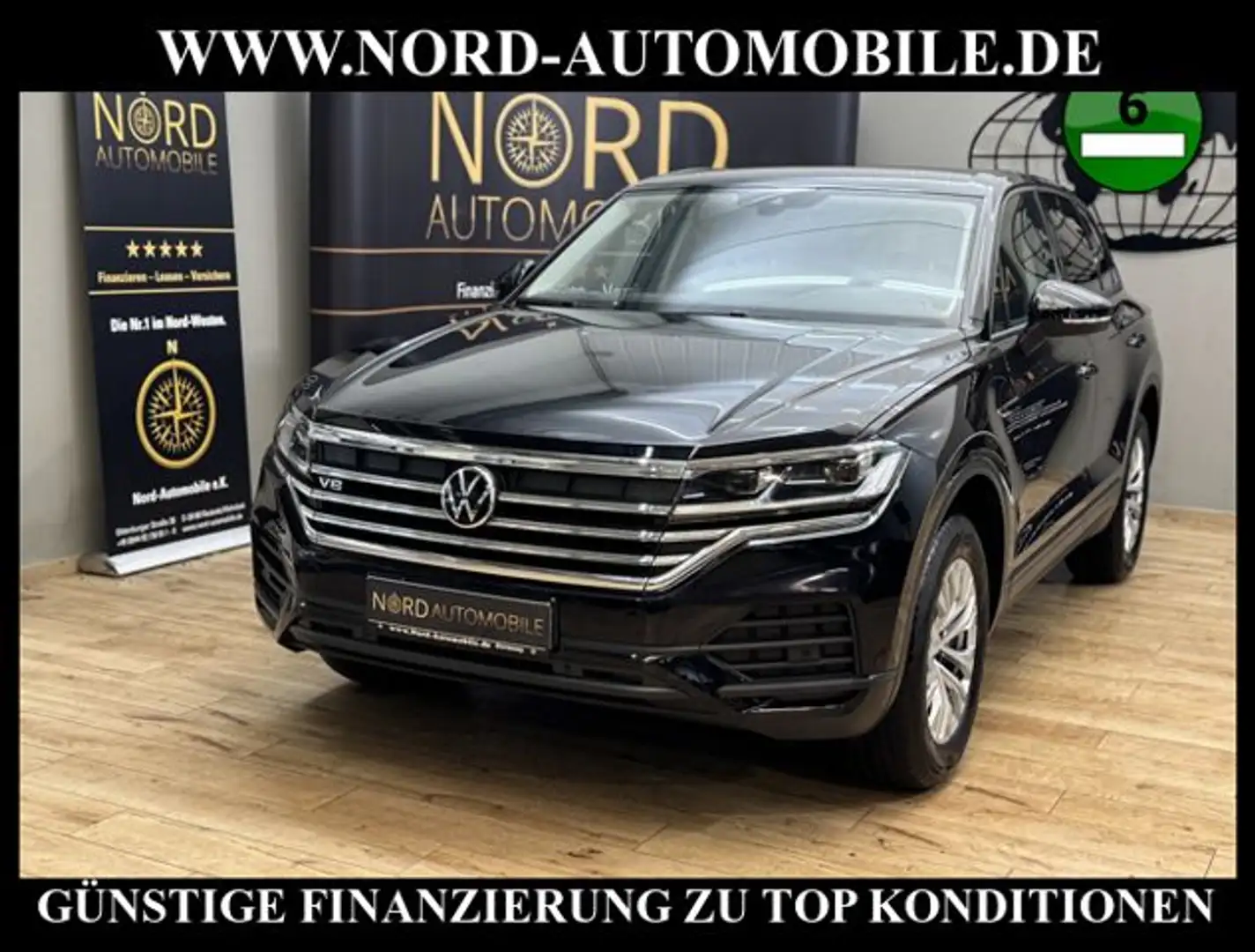 Volkswagen Touareg 4MOT 3.0 TDI DSG Navi/LED/Spurhalte Schwarz - 1