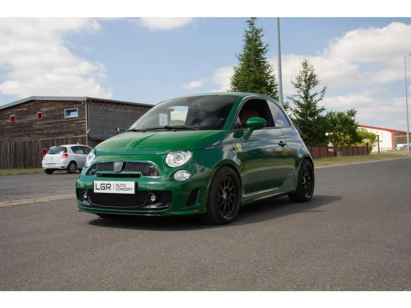 Fiat 500 ABARTH 695 TRIBUTO FERRARI  NUMÉROTÉ 44/100 / IMMA Vert - 1
