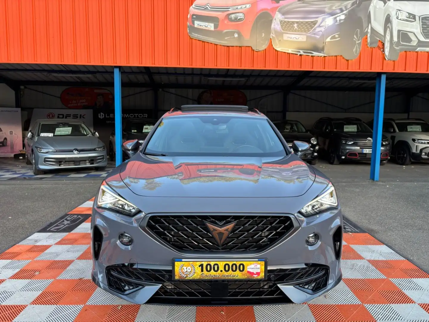 CUPRA Formentor 1.4 E-HYBRID 245 DSG6 VZ Toit Ouvrant GPS JA 19\u0026amp;quot; 1°Main Gris - 2