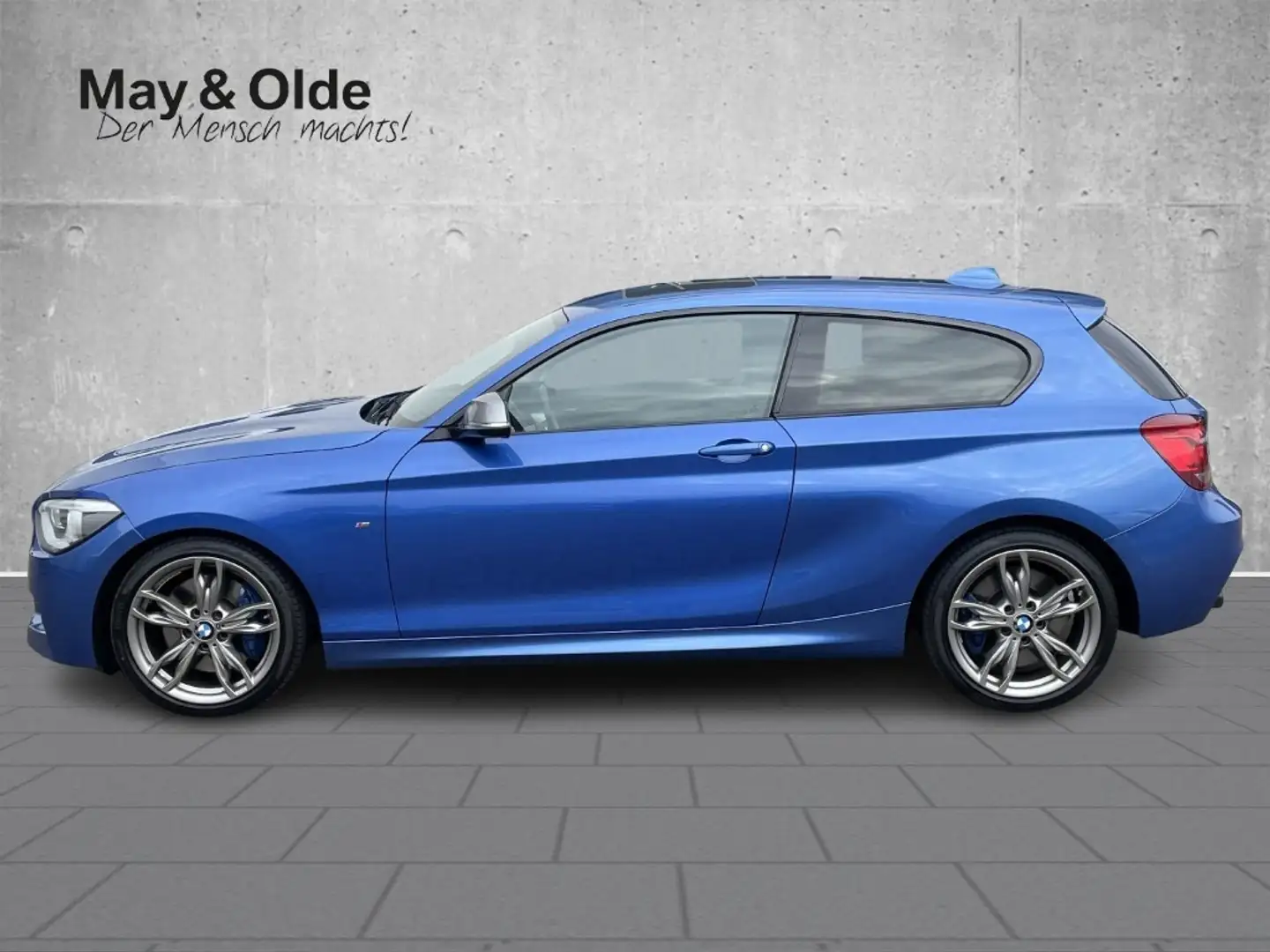 BMW 135 i Aut. Bi-Xenon Navi H/K PDC Sitzhzg Shadow Kék - 2