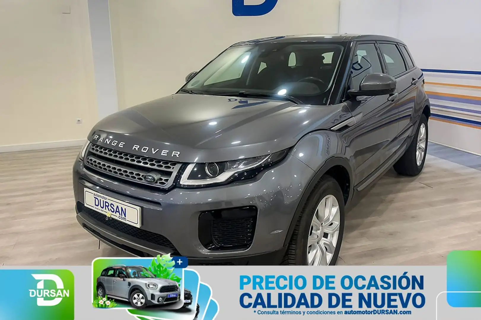Land Rover Range Rover Evoque 2.0L TD4 Diesel 110kW 150CV 4x4 SE Gris - 1