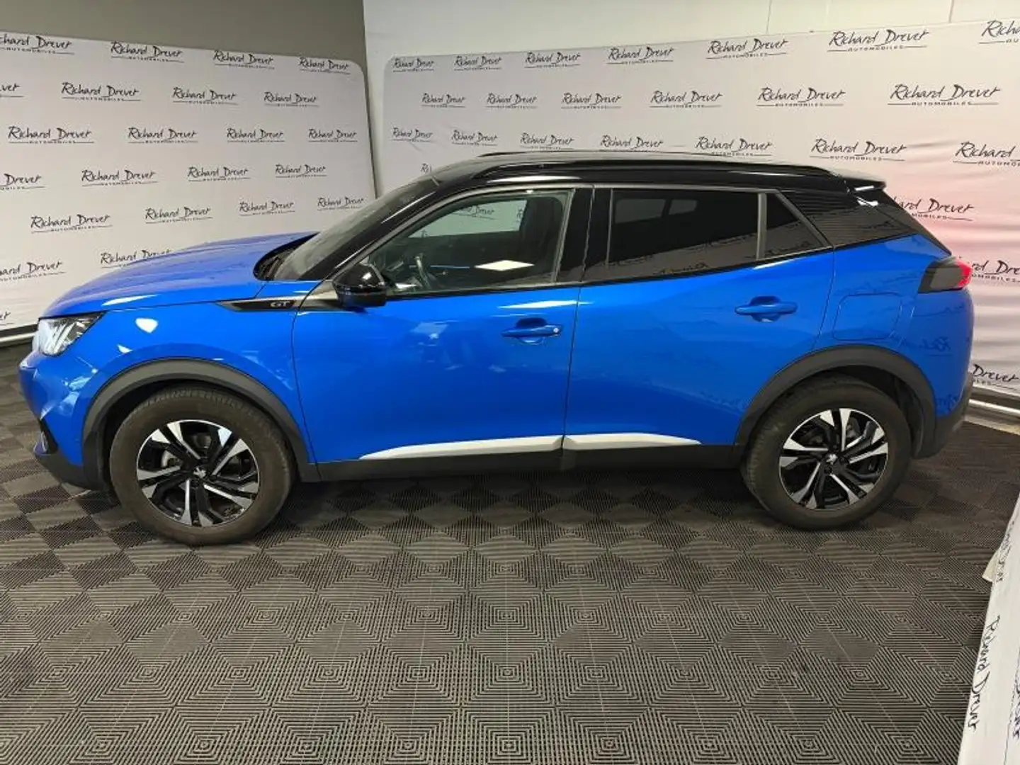 Peugeot 2008 1.2 PureTech 130ch S\u0026S GT Line EAT8 7cv Bleu - 2
