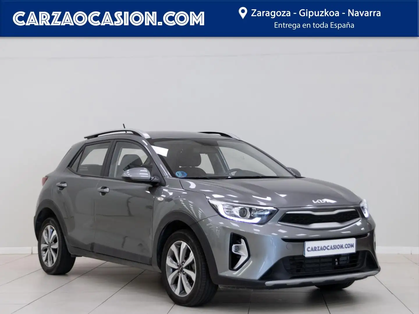 Kia Stonic 1.0 T-GDi MHEV Concept 100 Gris - 1