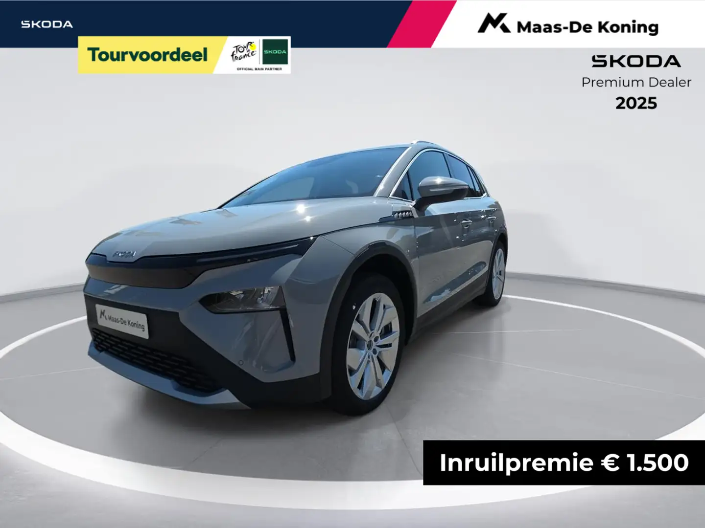 Skoda Elroq Business Edition Tour Elektromotor 210 kW / 286 PK Grijs - 1