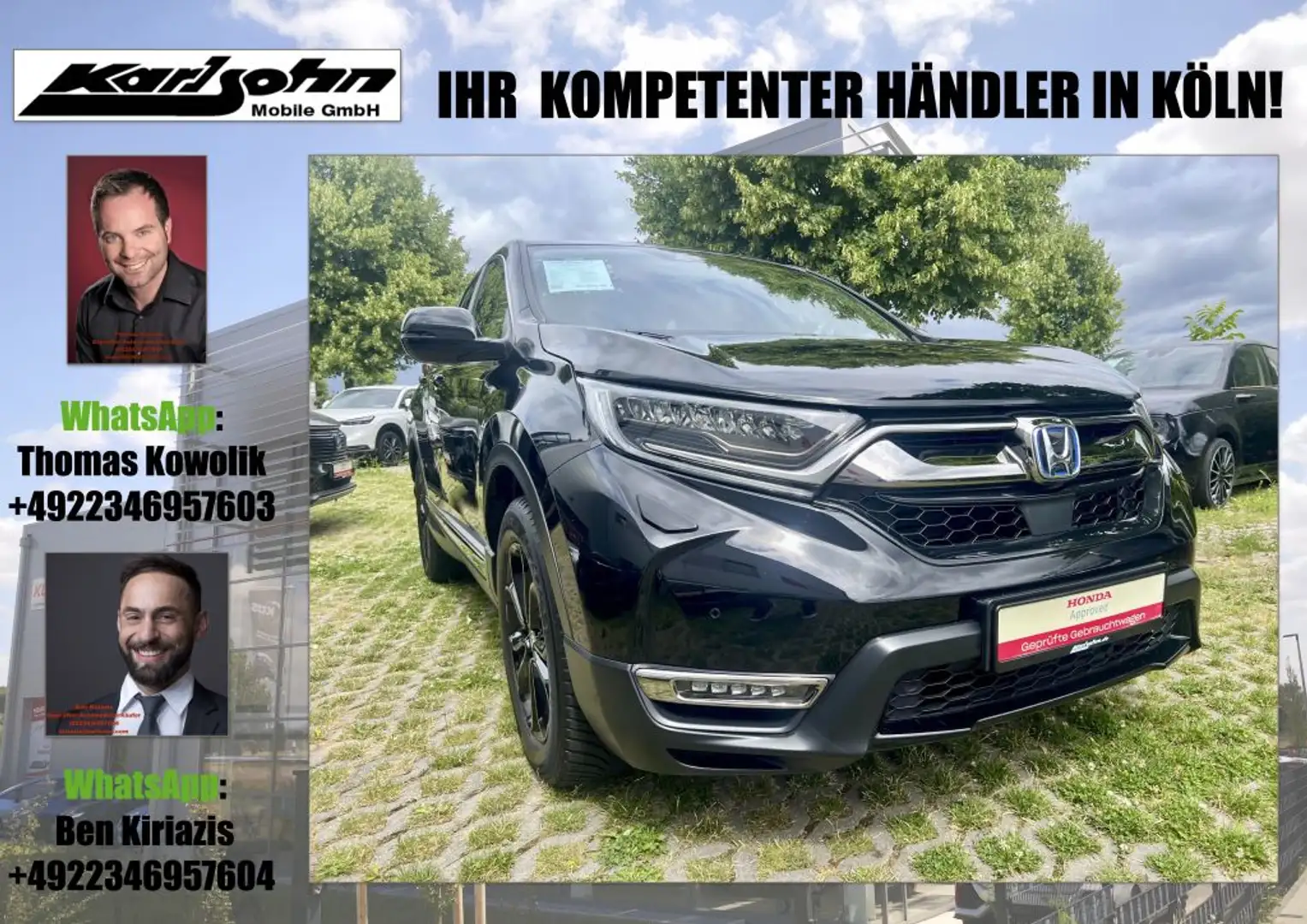 Honda CR-V e:HEV 2.0 i-MMD Hybrid 2WD Sport Line Negro - 1