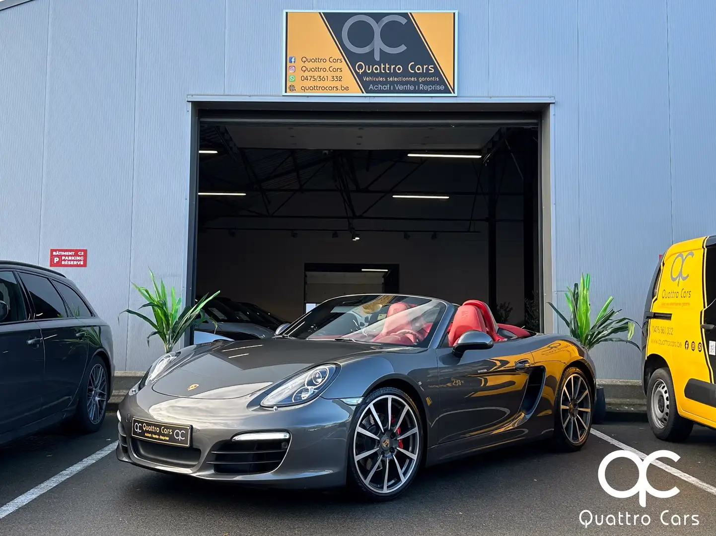 Porsche Boxster S 3.4i PDK - Unique - 6 Cylindres - Etat Showroom Gris - 2