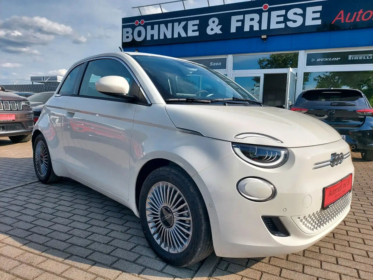 Fiat 500e 500 e La Prima JBL DAB Spurassist Blanc - 1