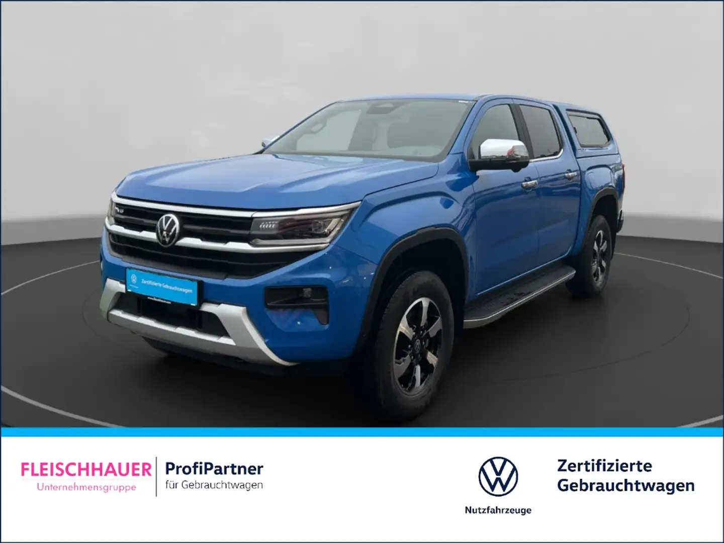 Volkswagen Amarok 3.0 TDI Style Doppelkab 4Motion+AHK+STDHZ Blau - 1