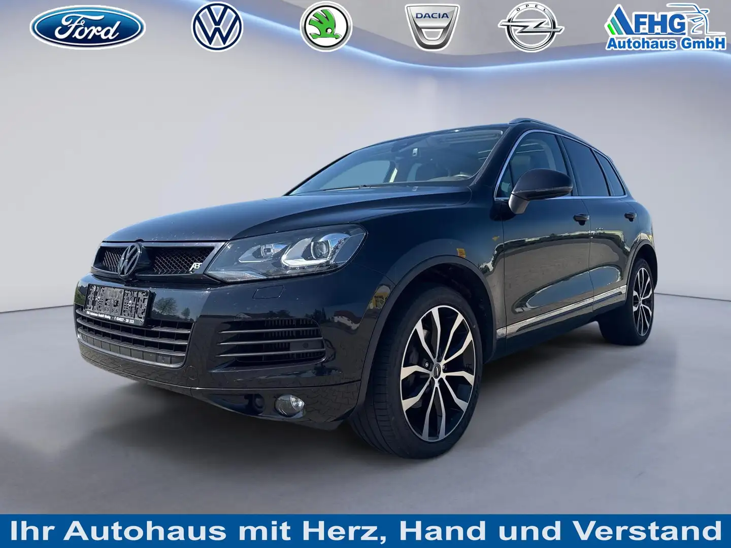 Volkswagen Touareg BMT 3.0 V6 TDI Standheiz, PANO,EXCLUSIV LEDER LUFT Чёрный - 1