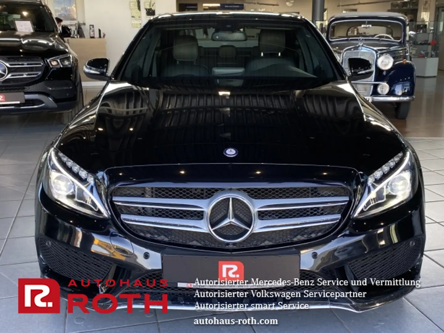 Mercedes-Benz C 180 C 180 AMG Sport LED Parktronic Navi Sitzheizung Schwarz - 2