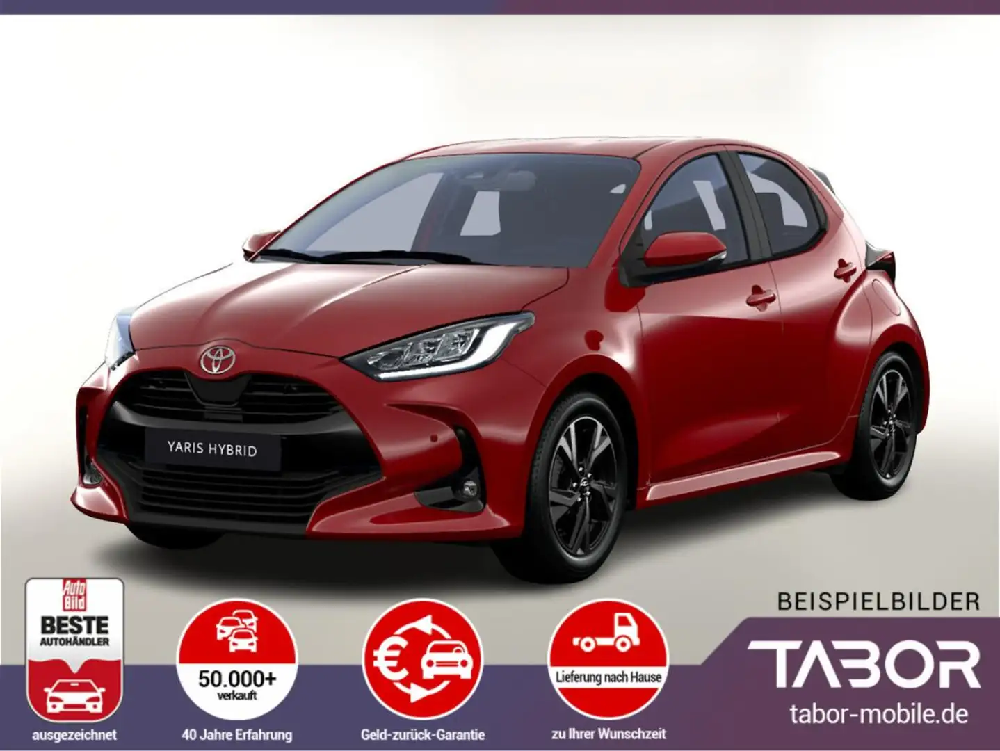 Toyota Yaris 1.5 HEV 116 E-CVT ACC SHZ LED SmartK Kam Rot - 1