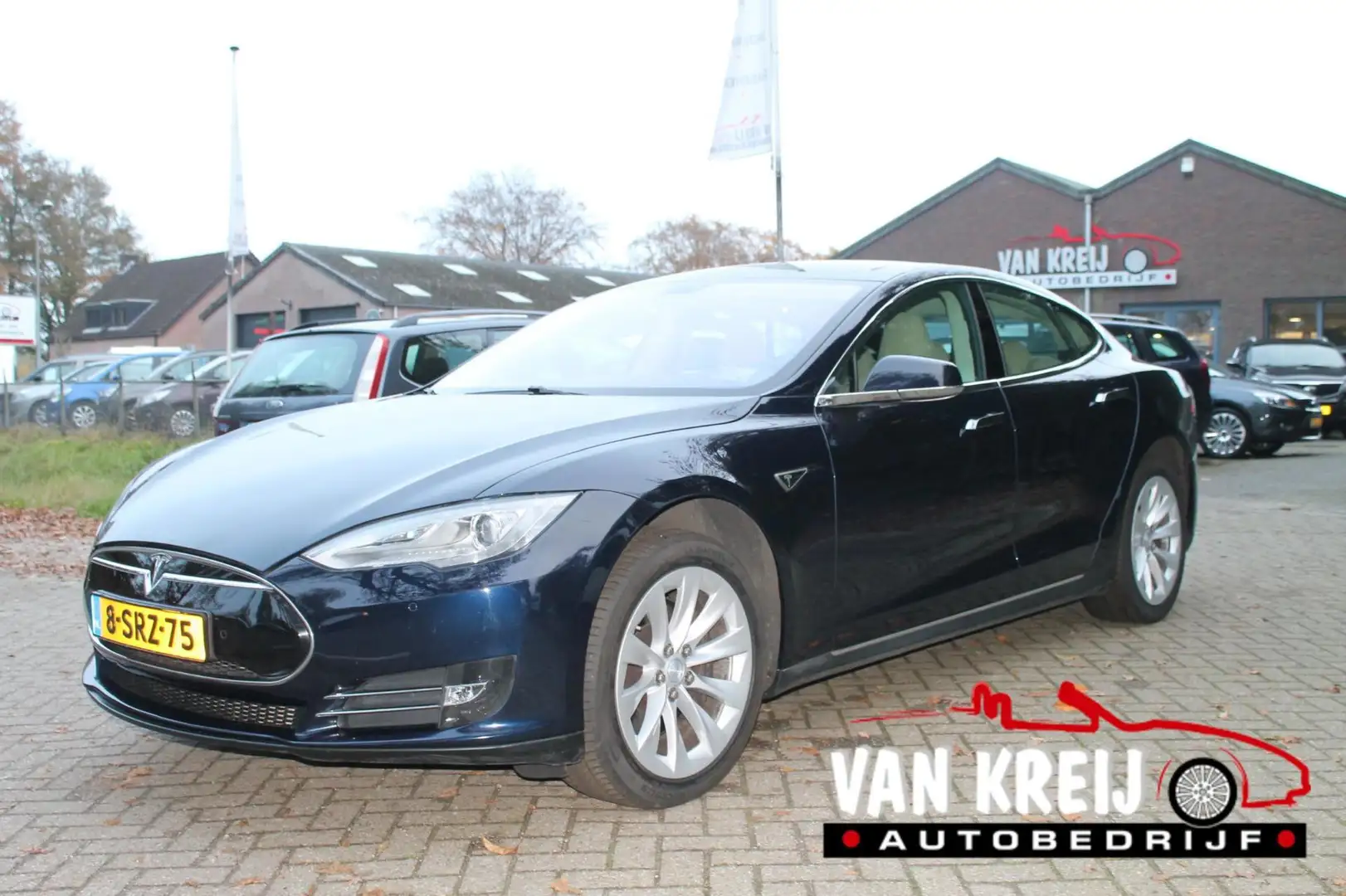 Tesla Model S 85 Free SUPERCHARGE , Leder, Navi, Camera, Panoram Bleu - 2
