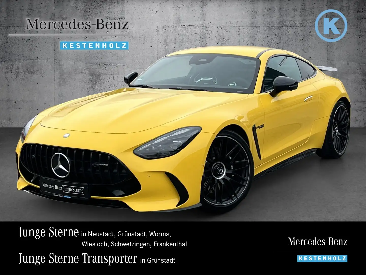 Mercedes-Benz AMG GT AMG GT 63 4M+ AERO+NIGHT+PERF-SITZ+BURM+KEYL+360 Jaune - 1