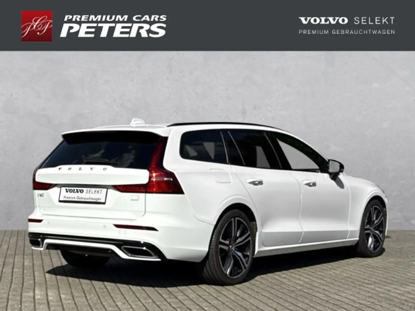 Volvo V60 Plus Dark Recharge T8 19''LM Pano Harman Lenkradhz Weiß - 2