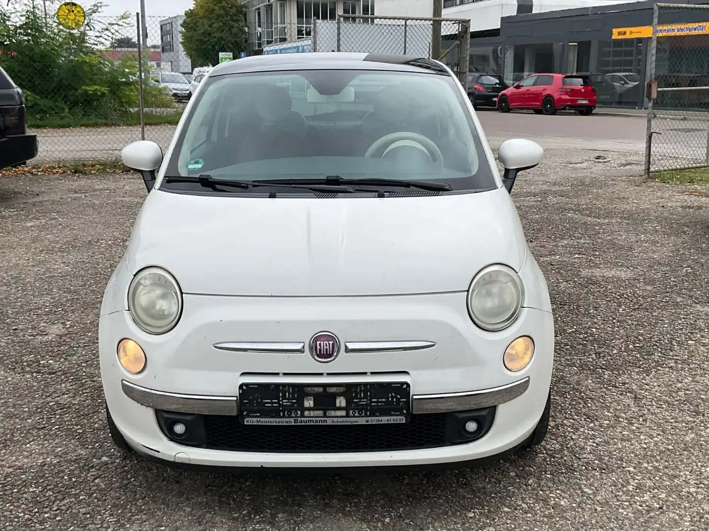 Fiat 500 * Panorama * Leder * Klima ! Weiß - 2