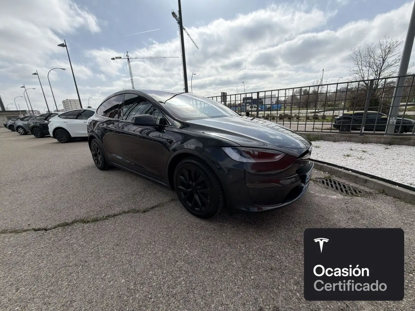 Tesla Model X Long Range AWD Gris - 2