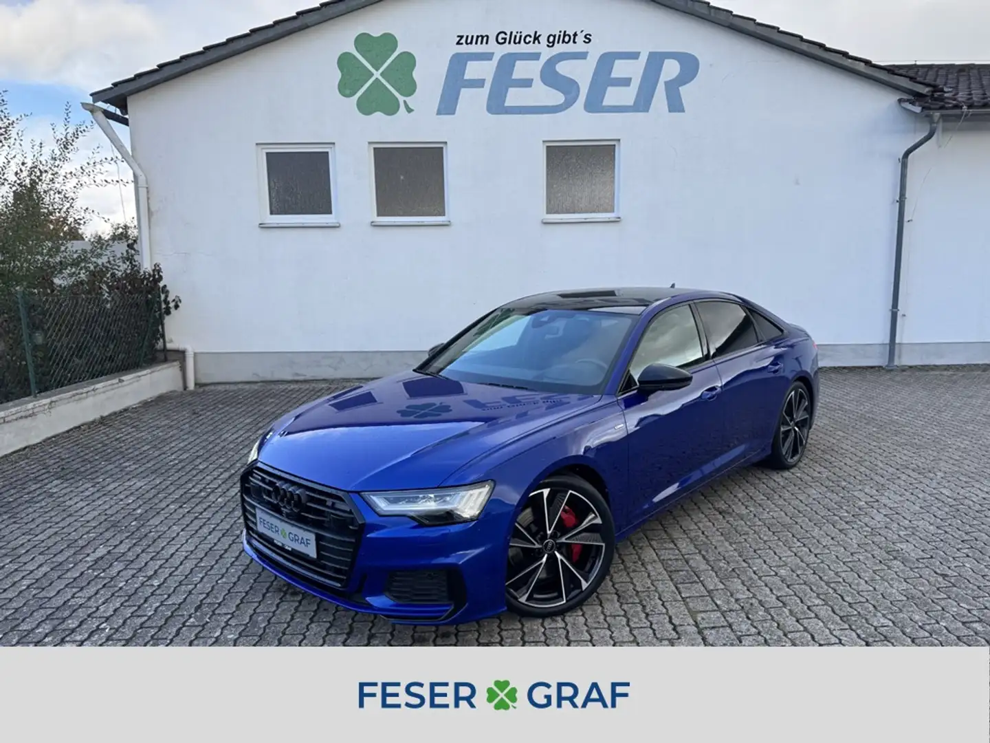 Audi A6 Lim. sport 55 TFSIe qu. S-tr. ACC HDMATRIX PANO Na Blau - 1