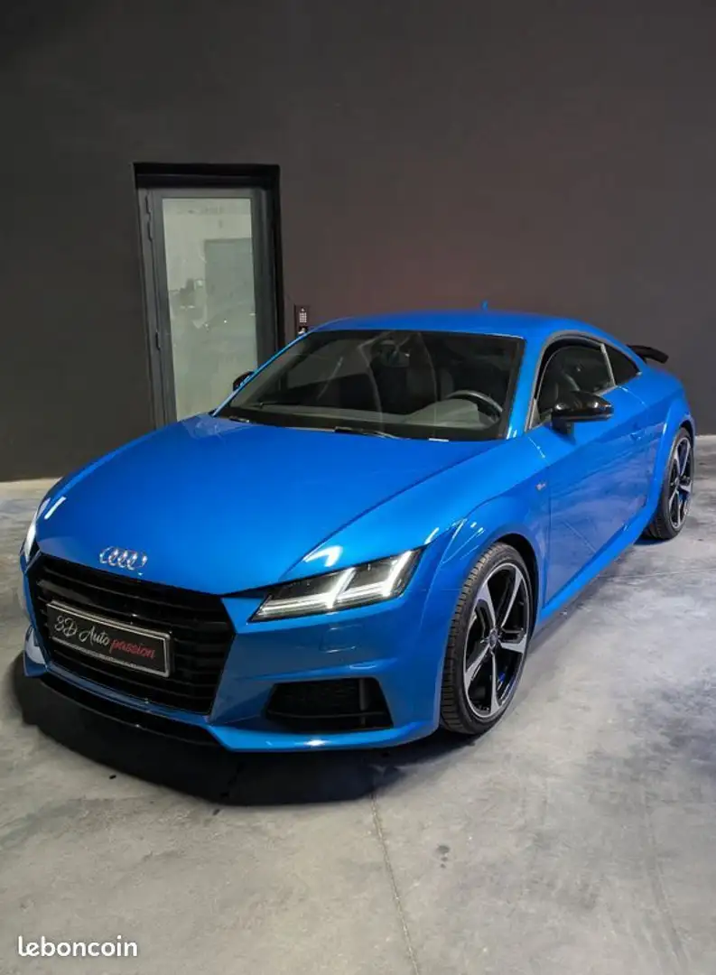 Audi TT Compétition 230ch S-Line S-tronic 6 Bleu - 2