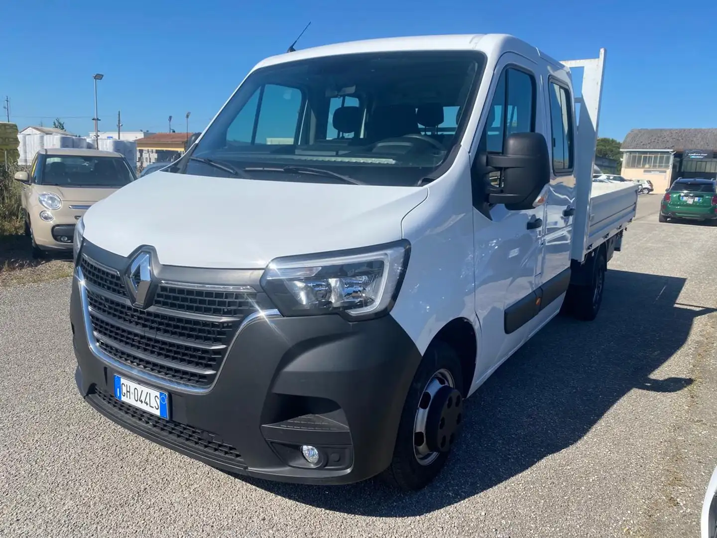 Renault Master T35 2.3 dCi Doppia Cabina Gemellato Cassone Fisso Weiß - 1