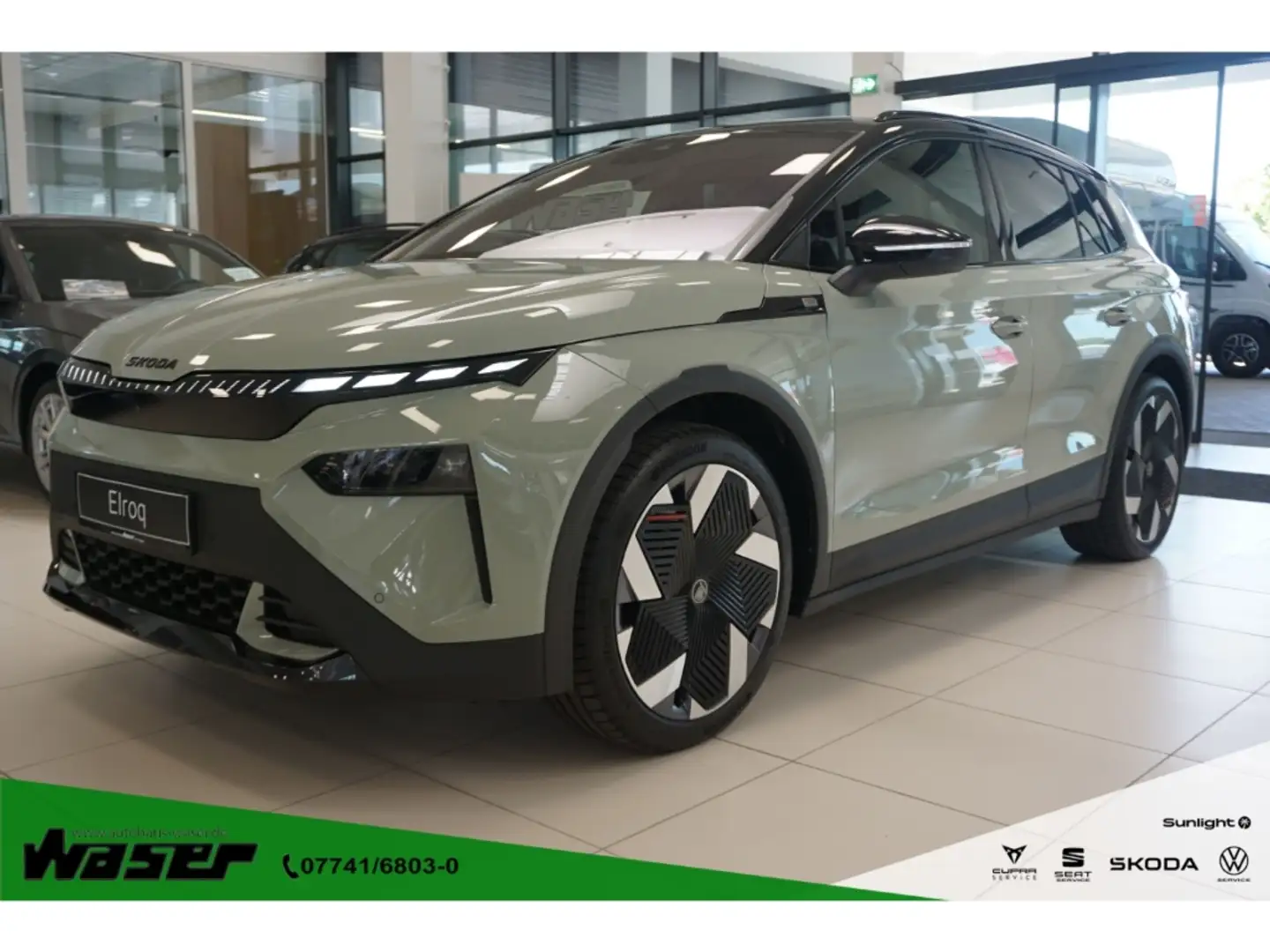 Skoda Elroq 85 First Edition Maxx Sport AHK DCC WP Navi Matrix Grün - 1