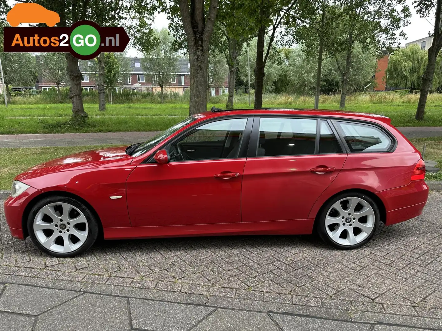 BMW 318 3-serie Touring 318i Business Line I Airco I Pan.D Rood - 2