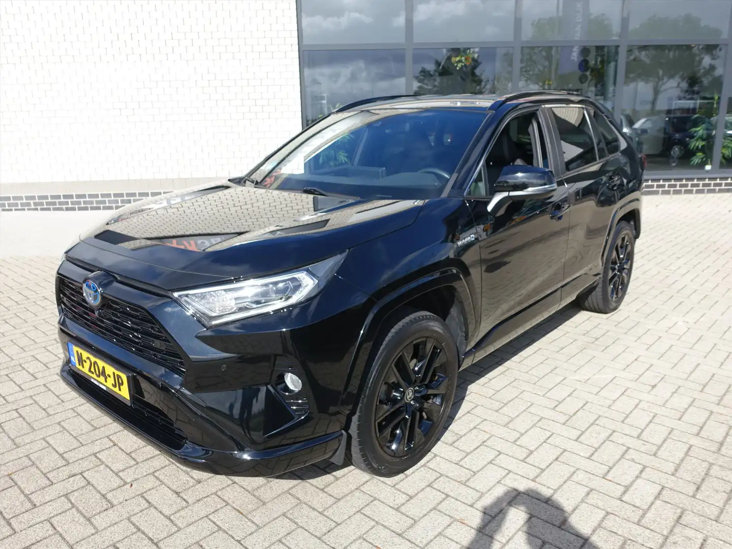 Toyota RAV 4 2.5 Hybrid AWD 222pk CVT Black Edition, maar 19.12 Zwart - 2
