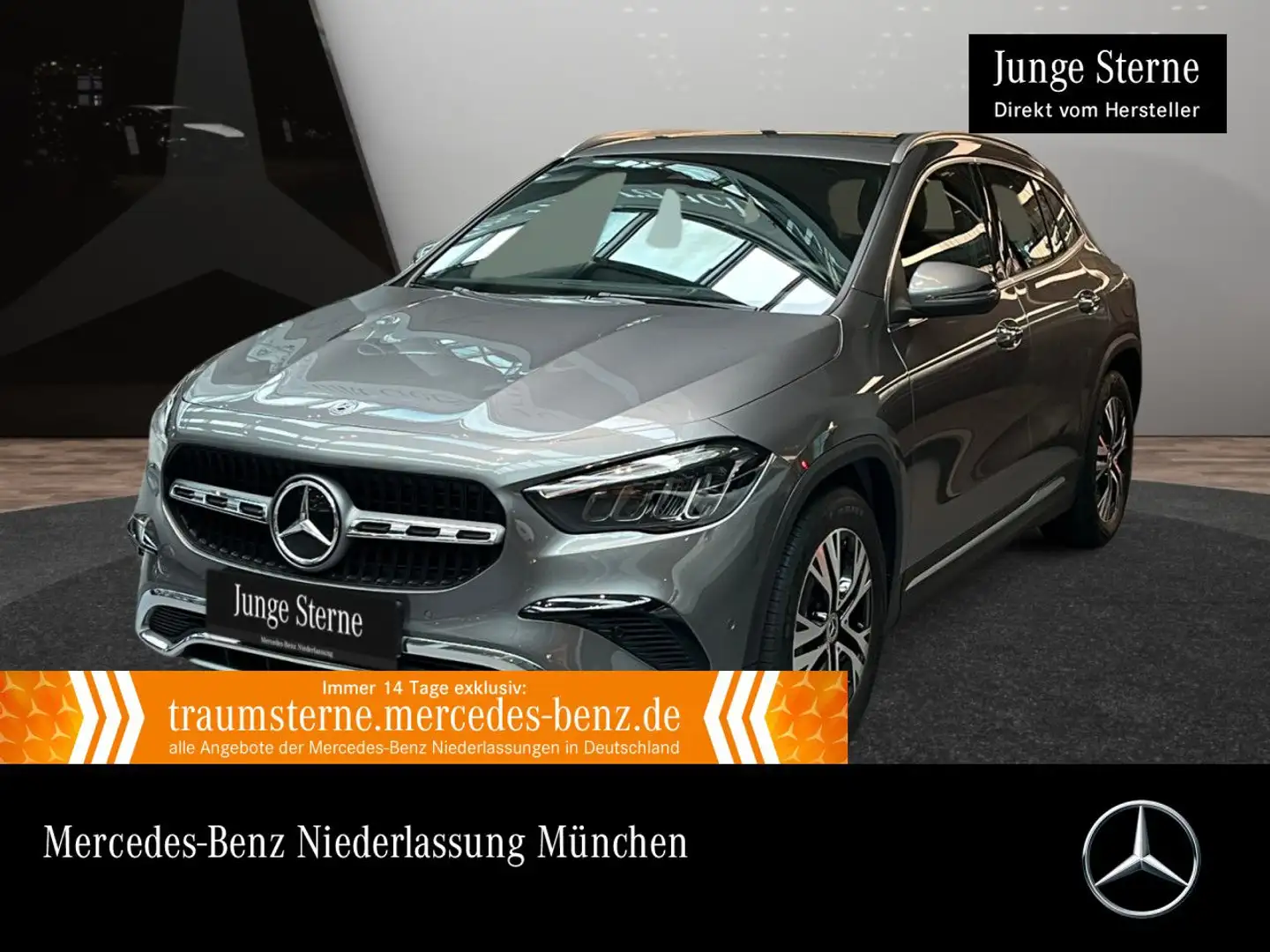Mercedes-Benz GLA 200 PROGRESSIVE+AHK+LED+STHZG+KAMERA+TOTW+7G Grau - 1