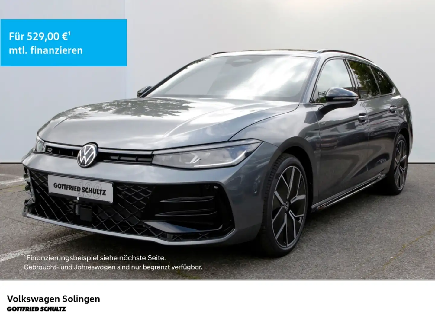 Volkswagen Passat 2.0 TDI R-Line MATRIX NAVI AHK KAMERA LEDER Schwarz - 1