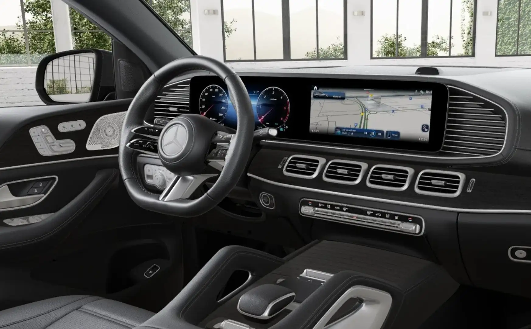 Mercedes-Benz GLE 450 d Coupe 4MATIC AMG Premium+AHK+HUD+ Szürke - 2