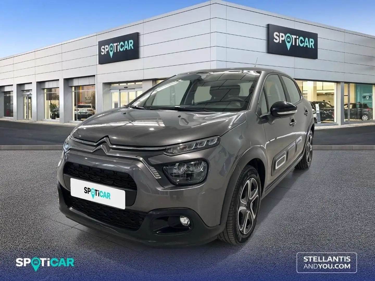 Citroen C3 PureTech 60KW (83CV) Plus Gris - 1
